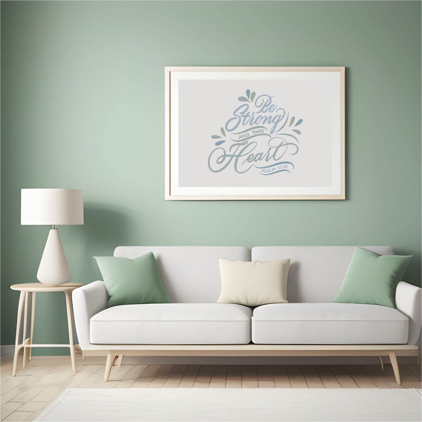 Be Strong and Take Heart Printable Scripture