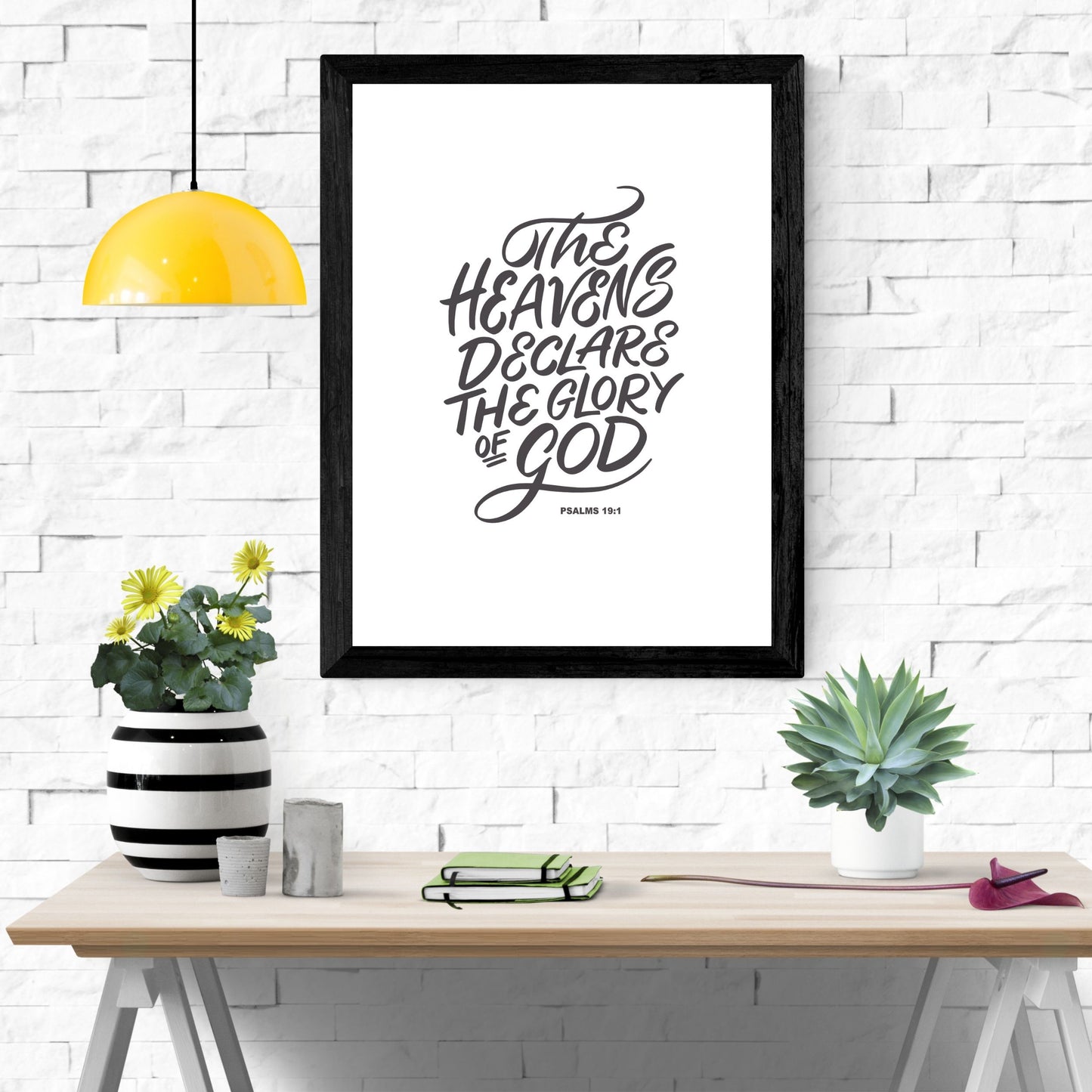 The Heavens Declare the Glory of God Printable Scripture